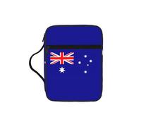 JBJGKHLP Bolsa de almacenamiento de la Biblia con estampado de bandera australiana, impermeable, regalo religioso para hombres y mujeres, hogar, iglesia, viajes