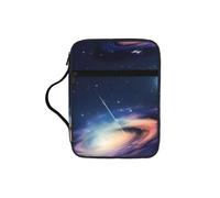 JBJGKHLP Bolsa de almacenamiento de la Biblia con estampado de galaxia en el universo, impermeable, regalo religioso para hombres y mujeres, hogar, iglesia, viajes
