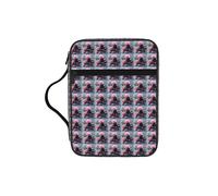 JBJGKHLP Bolsa de almacenamiento de la Biblia con estampado de piedras y rosas de spa, impermeable, regalo religioso para hombres y mujeres, hogar, iglesia, viajes