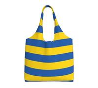 JBJGKHLP Bolsa de lona extragrande con estampado de bandera de Ucrania, para ir de compras, viajes, playa, uso diario