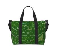 JBJGKHLP Bolsa de mano versátil con estampado de preguntas matemáticas para hombres y mujeres, ligera, a la moda, para fin de semana, viajes, gimnasio, impermeable