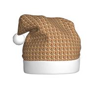 JBJGKHLP Bonito sombrero de Navidad con estampado de corgi, unisex, para adultos, festivo, para fiesta de Navidad, adorno y bola de vacaciones
