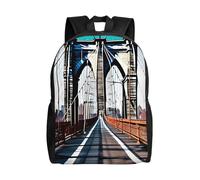 JBJGKHLP Brooklyn Bridge Print - Mochila unisex ligera y elegante para viajes al aire libre, viajes, viajes, senderismo