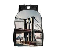 JBJGKHLP Brooklyn Bridge S Print - Mochila unisex ligera y elegante para viajes al aire libre, viajes diarios, senderismo, viajes