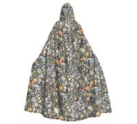 JBJGKHLP Capa con capucha con estampado de piedras bonitas, unisex, disfraz de día festivo, carnaval, fiesta, decoración temática