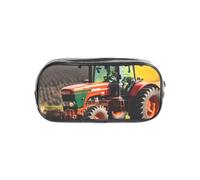 JBJGKHLP Company Farm Tractors - Estuche transparente para lápices para niños y niñas, suministros de oficina y escuela, bolsa transparente de papelería