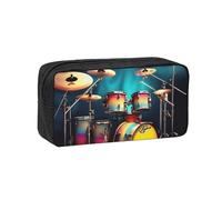 JBJGKHLP Cool Drums Set - Estuche organizador de artículos de papelería para oficina, ligero, para guardar bolígrafos