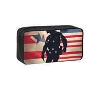 JBJGKHLP Estuche organizador de artículos de papelería de oficina con estampado patriótico de soldados militares de Estados Unidos, diseño del Día de los Caídos