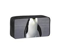 JBJGKHLP Estuche organizador de papelería de oficina con bonito estampado de pingüino simple y espacioso y ligero para guardar bolígrafos