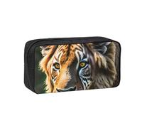 JBJGKHLP Estuche organizador de papelería de oficina con estampado de animales africanos, ligero, para guardar bolígrafos