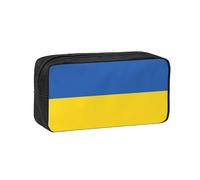 JBJGKHLP Estuche organizador de papelería de oficina con estampado de bandera de Ucrania, simple y espacioso y ligero para guardar bolígrafos