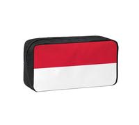 JBJGKHLP Estuche organizador de papelería de oficina con estampado de la bandera de Mónaco, simple y espacioso, ligero para guardar bolígrafos