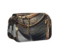 JBJGKHLP Estuche versátil con estampado de barcos vikingos vikingos de gran capacidad, neceser de maquillaje para viajes, oficina