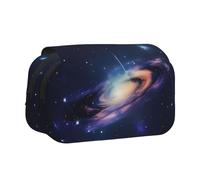 JBJGKHLP Estuche versátil con estampado de galaxia en el universo para lápices, gran capacidad, neceser de maquillaje, viajes, oficina