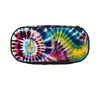 JBJGKHLP Exotic Tribe Tie Dye Style Print Conveniente Estuche para lápices, práctico estuche de almacenamiento para bolígrafos, esencial para la escuela y la oficina, Black, Talla única, Organizador
