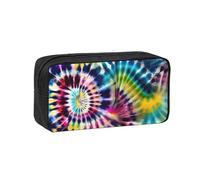 JBJGKHLP Exotic Tribe Tie Dye Style Print Simple Spacious Pen Case Office Stationery Organizer Pouch Lightweight Storage Pens