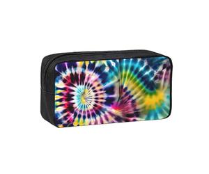 JBJGKHLP Exotic Tribe Tie Dye Style Print Simple Spacious Pen Case Office Stationery Organizer Pouch Lightweight Storage Pens
