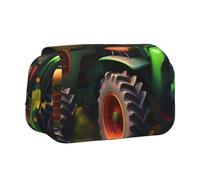 JBJGKHLP Fantasy Farm - Estuche versátil con estampado de tractor de granja de gran capacidad para guardar maquillaje, artículos de tocador de viaje, oficina