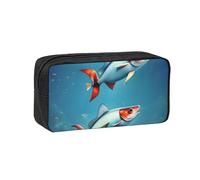 JBJGKHLP Flying Fish in the Ocean - Estuche organizador de papelería para oficina, diseño de peces voladores en el océano