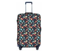 JBJGKHLP Funda protectora universal impermeable para maleta, diseño de planetas del espacio exterior, White, XL, Organizador de bolsas