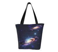 JBJGKHLP Galaxy In The Universe Print- Bolso de hombro para mujer, a la moda, ligero, casual, compras, diario, viajes