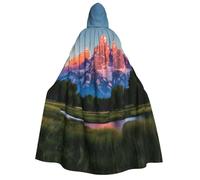 JBJGKHLP Grand Teton National Park - Capa con capucha para adultos, disfraz de fiesta de máscaras, carnaval, eventos temáticos