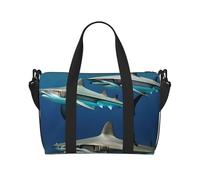 JBJGKHLP Hammerhead Sharks - Bolsa de mano versátil para hombres y mujeres, ligera, a la moda, para fin de semana, viajes, gimnasio, impermeable