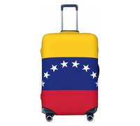 JBJGKHLP Maleta universal con estampado de bandera de Venezuela, protector de equipaje elástico, impermeable, viajes, negocios, vacaciones, Black, L, Equipaje de mano