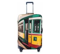 JBJGKHLP Maleta universal con estampado de tranvía de Lisboa, protector elástico para equipaje, impermeable, viajes, negocios, vacaciones, Black, S, Equipaje de mano
