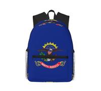 JBJGKHLP Mochila ligera e informal con estampado de la bandera del estado de Dakota del Norte para adultos, resistente al agua, uso diario, viajes, senderismo, desplazamientos