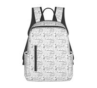 JBJGKHLP Mochila ligera unisex con estampado de cálculo de matemáticas Geek, mochila de viaje, uso diario, gimnasio, trabajo, viajes al aire libre