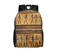 JBJGKHLP Mochila unisex con estampado jeroglífico de Egipto, elegante, ligera, para viajes al aire libre, viajes, viajes, senderismo, viajes