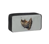 JBJGKHLP Old Viking Boats - Estuche organizador de artículos de papelería para oficina, ligero, diseño de barcos vikingos