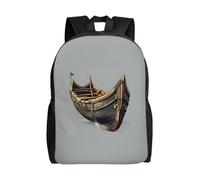 JBJGKHLP Old Viking Boats - Mochila unisex con estampado de barcos vikingos, para viajes al aire libre, viajes diarios, senderismo, viajes
