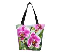 JBJGKHLP Orchid Print- Bolso de hombro para mujer, ligero, casual, para compras, uso diario y viajes