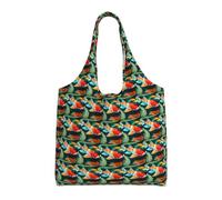 JBJGKHLP Pretty Koi Fish Print - Bolso de lona extragrande para ir de compras, viajes, playa, uso diario