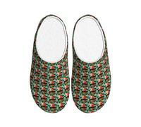 JBJGKHLP Pretty Koi Fish Print - Pantuflas lavables unisex con suela TPR para hotel