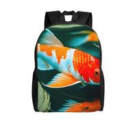 JBJGKHLP Pretty Koi - Mochila versátil con estampado de peces de doble hombro, unisex, mochila de viaje para el trabajo, senderismo diario