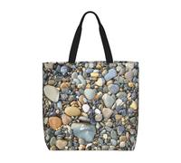 JBJGKHLP Pretty Stones - Bolsa de gran capacidad con estampado de piedras para mujer, organizador de hombro, ligera, para viajes y uso diario