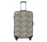JBJGKHLP Pretty Stones - Maleta universal con estampado de piedras elásticas, protector de equipaje, impermeable, para viajes, negocios, vacaciones, Black, L, Equipaje de mano