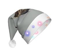 JBJGKHLP Sombrero de Navidad con diseño de barcos vikingos vikingos para adultos, gorro de Navidad, accesorio de fiesta, celebración, tocado