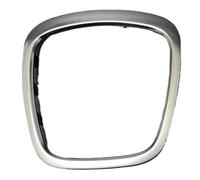 JBJXFAMAY Extensión de la Palanca de Cambios Embellecedor para El Marco del Volante De Coche para A3 8P S3 A4 B6 B7 B8 A5 A6 C6 Q5 2008-2013(Shiny Frame)
