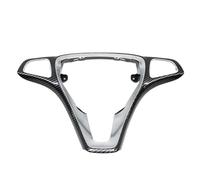 JBJXFAMAY Extensión de la Palanca de Cambios para Mercedes para Benz A B C CLA CLS W176 W246 W205 W117 W218 W213 Cubierta del Marco del Volante del Coche(Fibra de Carbon)