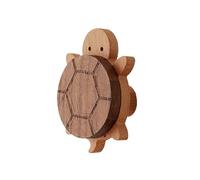 JBJYGSG Colgador Llaves Pared Ganchos de madera maciza con forma de animal for el hogar, ganchos de tortuga, perchas for cocina, dormitorio, armario, cajón, pomo de puerta(Beech)