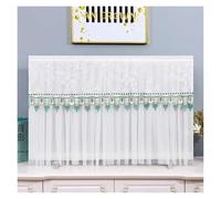 JBJYGSG Cubierta Para Tv Lace Embroidery Wall Mounted TV Cover Tassel Chiffon Living Room Decoration LCD TV Protection Cover No Need To Disassemble(Color24,120x Height 73cm)