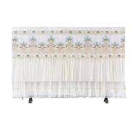 JBJYGSG Cubierta Para Tv Lace LCD TV Cover 42 Inches Curved Surface 55 Inches Don't Take It Off Television Cover(Style 04,200 * 360cm)