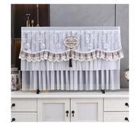 JBJYGSG Cubierta Para Tv TV Cover Can Be Turned on Without Remove The TV Cover Hanging Desktop Thin LCD Protective Cover with Lace Simple(Color 05,130x75cm)