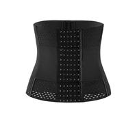 JBJYGSG Faja Faja Moldeadora de Cintura for Mujer, corsé Moldeador con Cierre de 6 Ganchos y Ojales, cinturón de Control de Abdomen Doble(L)