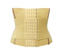 JBJYGSG Faja Moldeadora Mujer Entrenador de Cintura for Mujer, Moldeador de Cuerpo con Control de Barriga Doble, Faja de corsé Adelgazante Deshuesada de Acero(Beige,S)