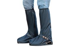 JBJYGSG Funda for zapatos de lluvia, plegable, impermeable, antideslizante, reflectante, de PVC grueso, unisex, for moto, bicicleta, protección contra el polvo, el barro y la lluvia.(XXL 46-47)